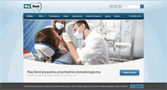 Desktop Screenshot of maj-dent.pl