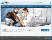 Tablet Screenshot of maj-dent.pl
